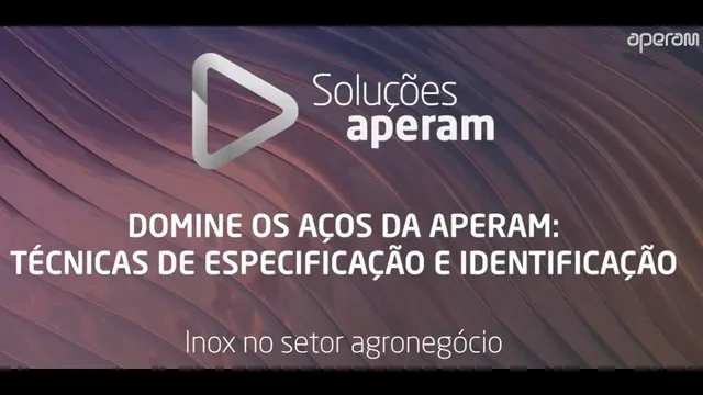 Aula 19 - Inox no setor do agronegócio
