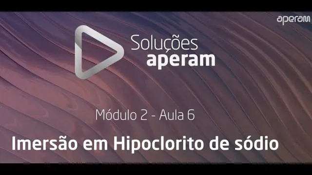 Aula 18 - Imersão em produto de limpeza (Hipoclorito de sódio)
