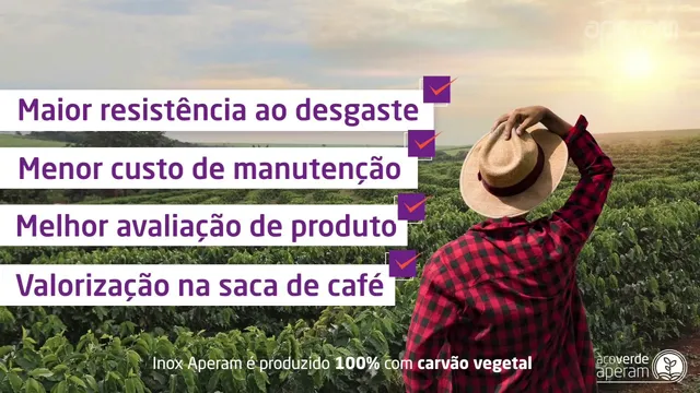 Lavador de Café - Inox é a solução contra corrosão e abrasão