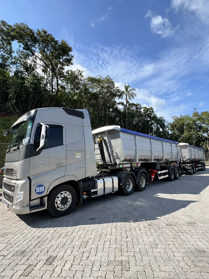 Rodotrem basculante em aço inoxidável ENDUR 300