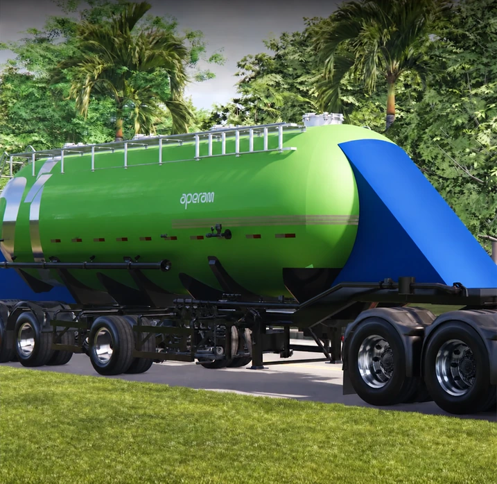 Silo rodoviário construído em aço inoxidável 410